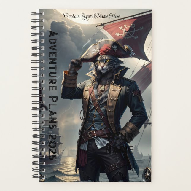 Customizable - "Adventure Plans" Planner (Front)
