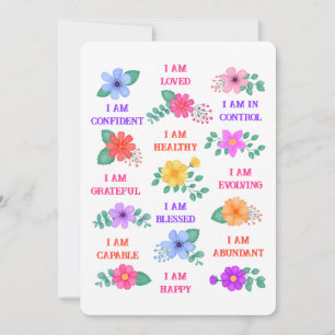 Customizable Affirmation Inspirational Motivation