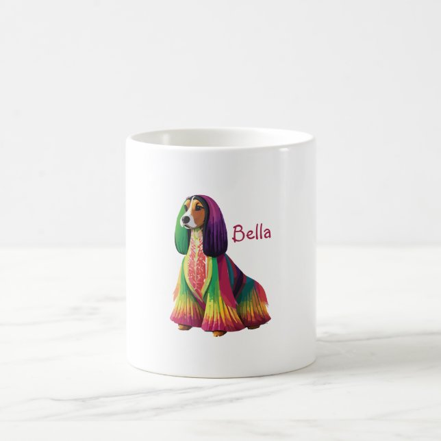 Customizable Afghan Hound Mug (Center)