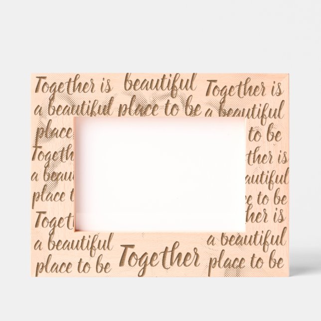 Customizable All-Occasion Photo and Text Design Etched Frames (Front)