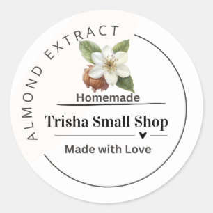 Customizable Almond Extract Label – Personalized