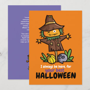 Customizable Always be best Halloween Thank You Card