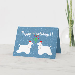 Customizable American Cocker Spaniel Holiday Card