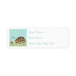 Customizable Angulate Tortoise Labels