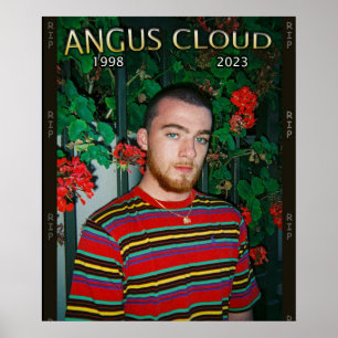 Customizable Angus Cloud rest in peace Poster 