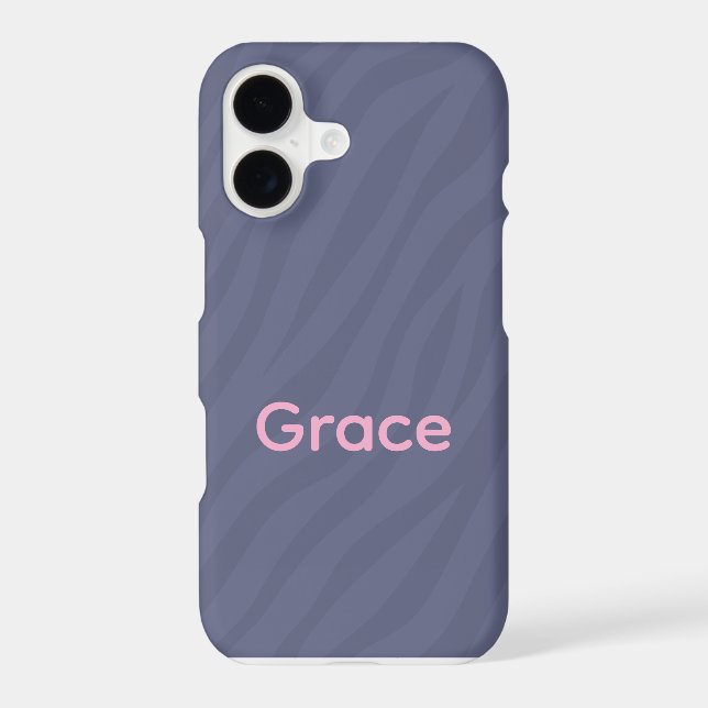 customizable animal print iphone case (Back)