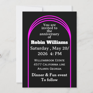 Customizable Anniversary Invitation | Editable