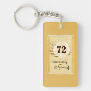 Customizable Anniversary of Religious Life Nun Keychain