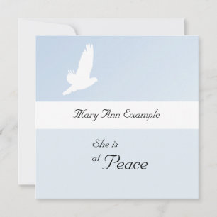 Customizable Announcement of Death / Passing