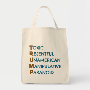 Customizable Anti-Trump Acronym Tote Bag