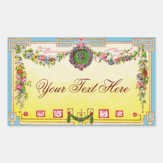 Customizable Antique French Perfume Sticker