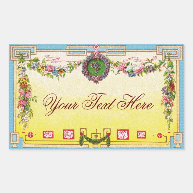 Customizable Antique French Perfume Sticker (Front)