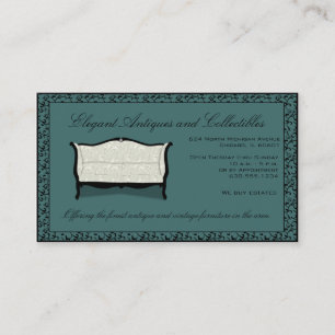 Customizable Antiques or Upholstery Business Card