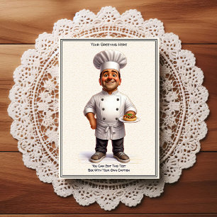Customizable Any Occasion Cooking / Chef Postcard