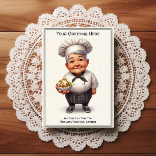 Customizable Any Occasion Cooking / Chef Postcard