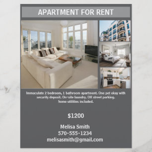 Customizable Apartment for Rent Flyer