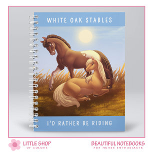 Customizable Appaloosa Palomino Horse Notebook