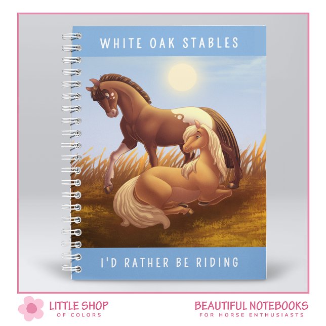 Customizable Appaloosa Palomino Horse Notebook (Creator Uploaded)