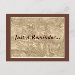 Customizable Appointment Reminder Postcard