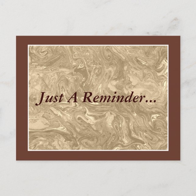 Customizable Appointment Reminder Postcard (Front)
