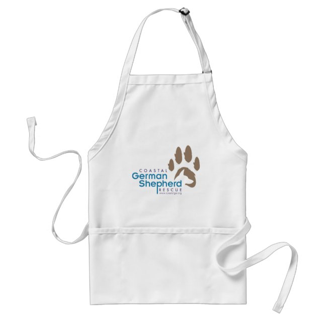 Customizable Apron -Coastal German Shepherd Rescue (Front)