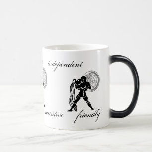 Customizable Aquarius traits Greek-style Zodiac Magic Mug