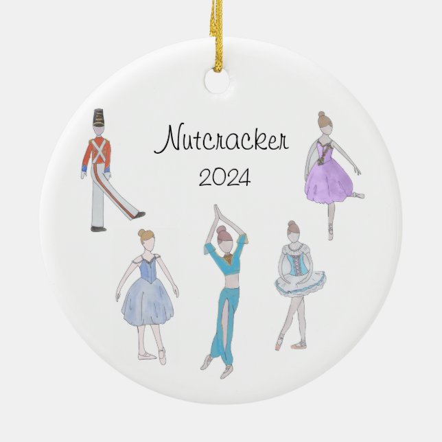 Customizable Arabian/Snow/Flower/Soldier/Marzi  Ceramic Ornament (Back)