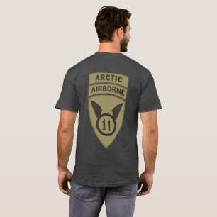 Customizable Arctic Airborne Olive Drab T-Shirt