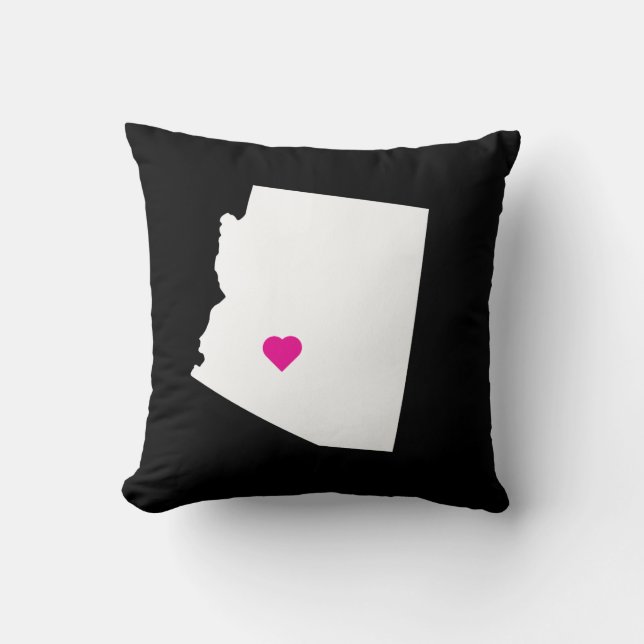 Customizable Arizona State Love Reversible Pillow (Front)