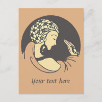 Customizable Art Nouveau design