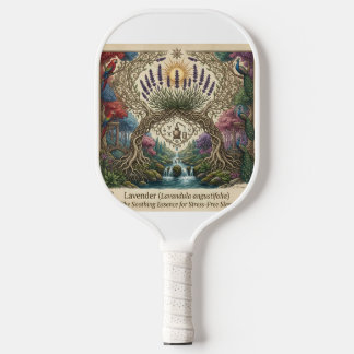 Customizable Artistic Floral Pattern Pickleball Pa Paddle