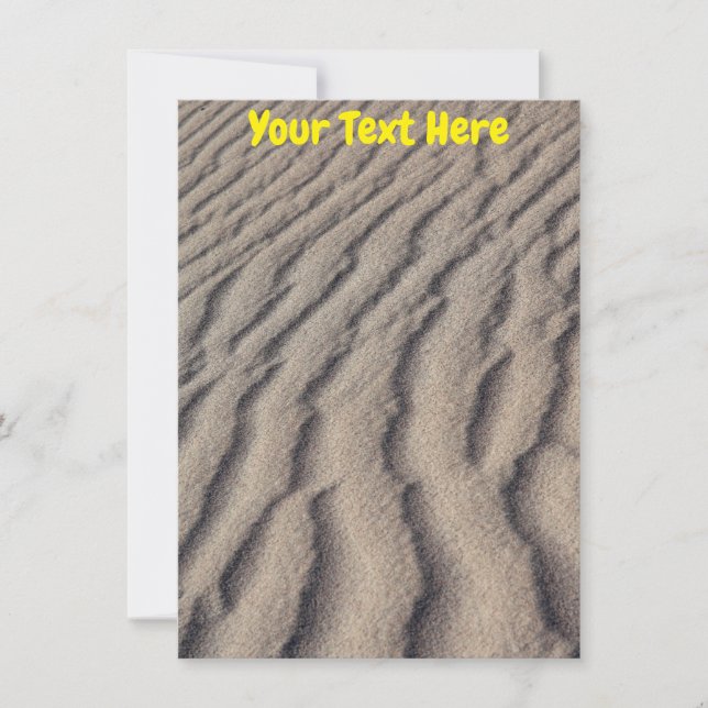 Customizable Atacama Desert, Chile card (Front)