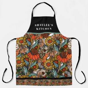 Customizable Australian Wildflower Garden Apron