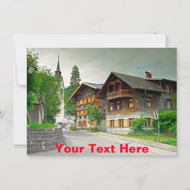 Customizable Austria card (Front)