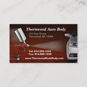 CUSTOMIZABLE Auto Body BC Business Card