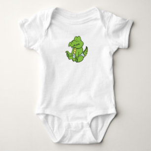 Customizable Baby Crococile Bodysuit