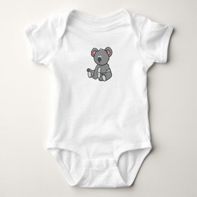 Customizable Baby Koala Bodysuit (Front)