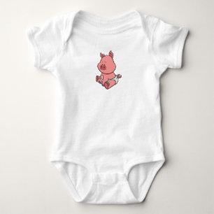 Customizable Baby Pig Bodysuit