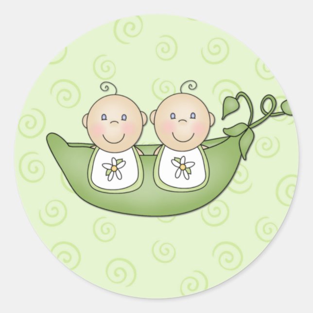 Customizable Baby Shower stickers (Front)