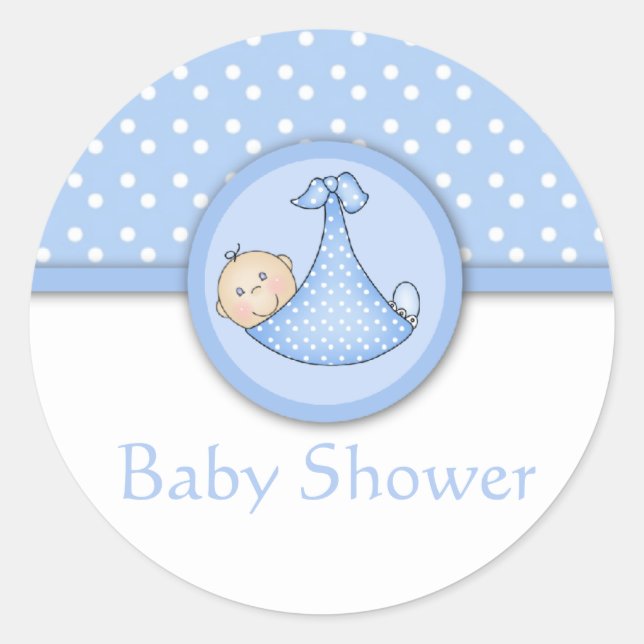 Customizable Baby Shower stickers (Front)