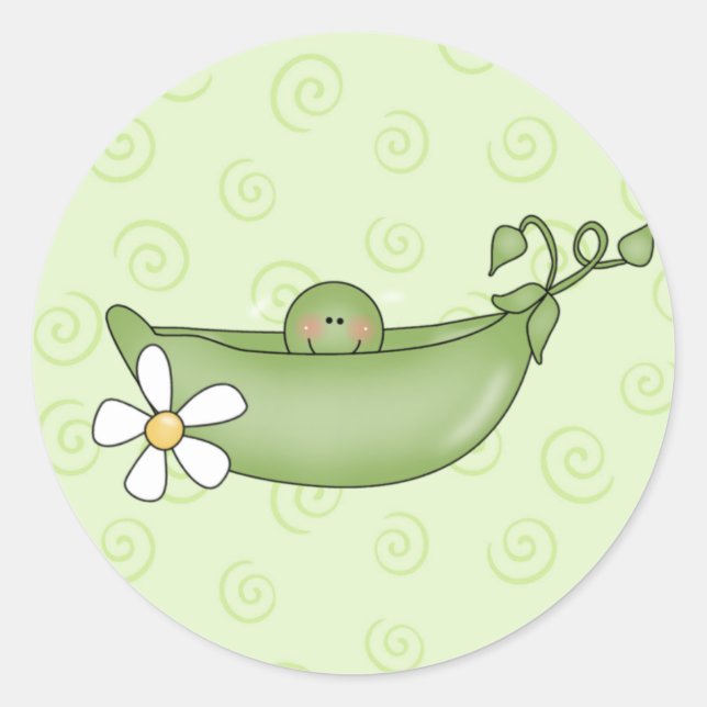 Customizable Baby Shower stickers (Front)