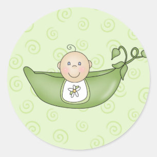 Customizable Baby Shower stickers