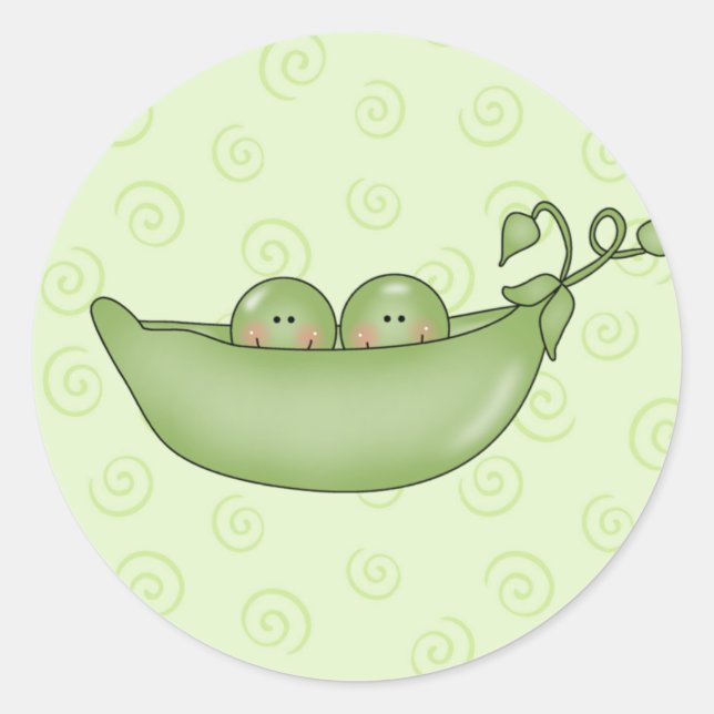 Customizable Baby Shower stickers (Front)