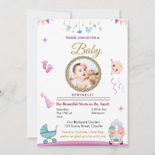 Customizable Baby Sprinkle Invitation