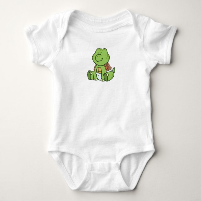 Customizable Baby Turtle Bodysuit (Front)