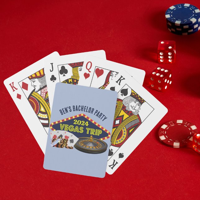 Customizable Bachelor Party Las Vegas Trip Casino Playing Cards (Creator Uploaded)