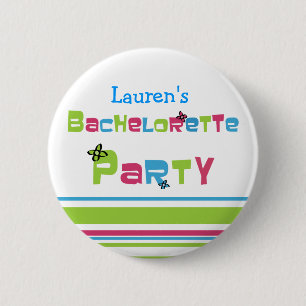Customizable Bachelorette Party Button