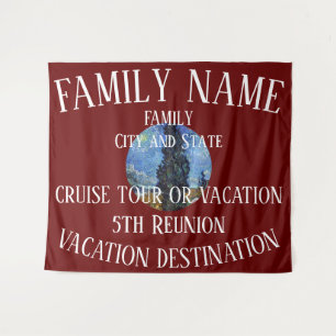 Customizable Backdrop Wall Hangings 2024 Party Tem Tapestry