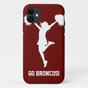 Customizable Background Cheerleader Cheerleading iPhone 11 Case