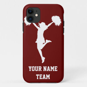 Customizable Background Cheerleader Cheerleading iPhone 11 Case